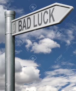 9497589-bad-luck-road-sign-unlucky-bad-day-or-bad-fortune-misfortune-arrow--Stock-Photo